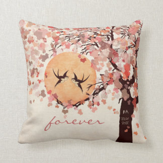 Inséparables - Mariage de automne Coussin de l'ann