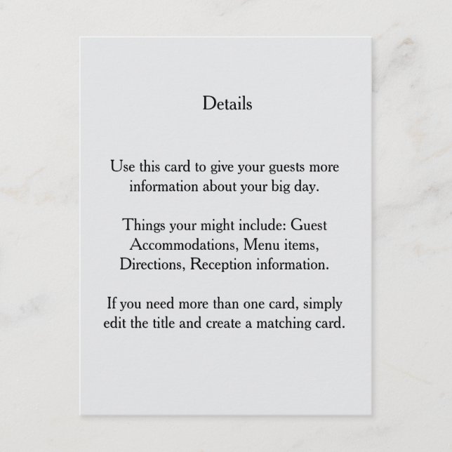 Insérez carte (Devant)