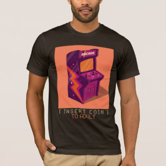 Insert Coin To Adult T-Shirt