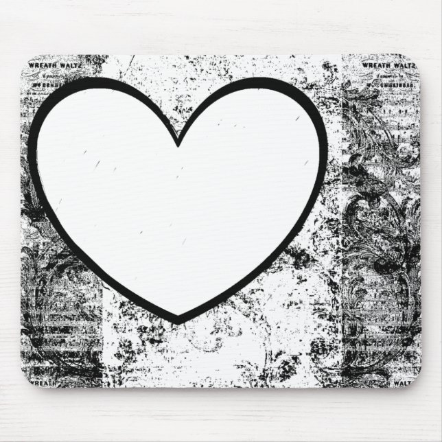Insertion blk_wht.png de photo de tapis de souris (Devant)