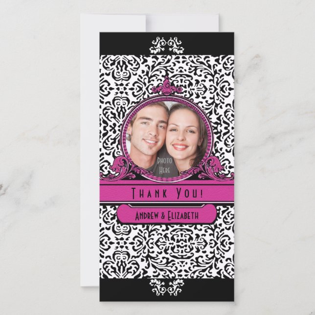 Insertion photo ~ Carte photo de Merci (Devant)