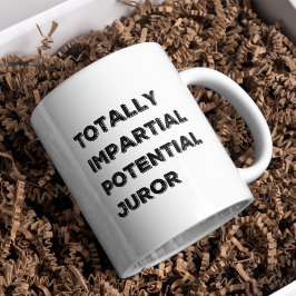 INSGESAMT POTENZIELLER JUROR-T - Shirt Kaffeetasse