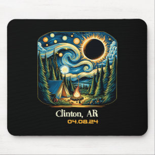 Insgesamt Solar Eclipse Clinton Arkansas 1 Mousepad