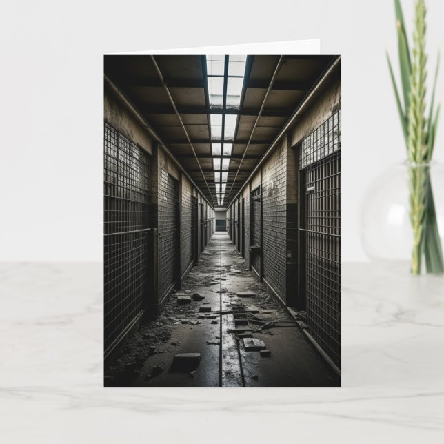 Inside a Abandoned Gefängnis Karte (Vorderseite)