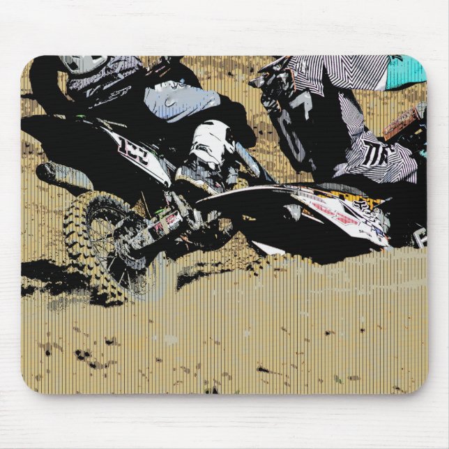 Inside Move - Dirt Bike Racers Mousepad (Vorne)