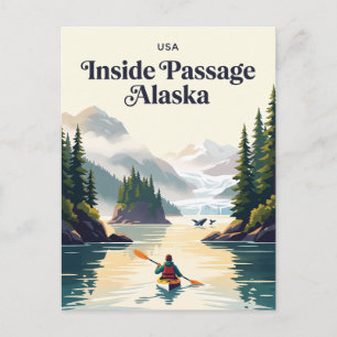 Inside Passage Alaska USA Postkarte