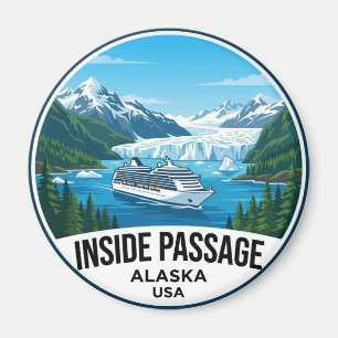 Inside Passage USA Magnet