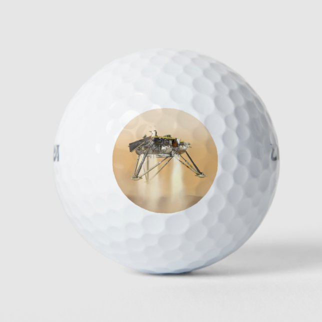 InSight Landing auf Mars Golfball (Vorderseite)