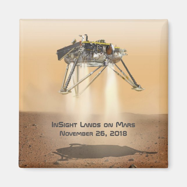 InSight Landing auf Mars Magnet (Vorne)