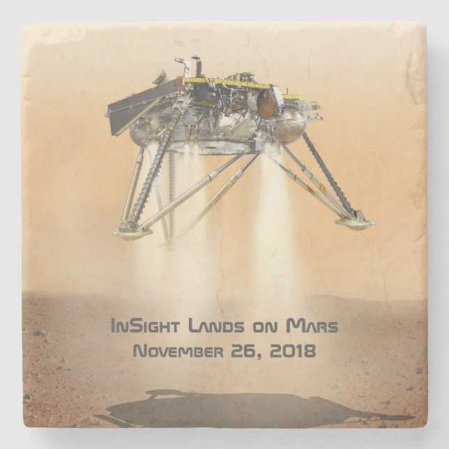 InSight Landing auf Mars Steinuntersetzer (Vorderseite)