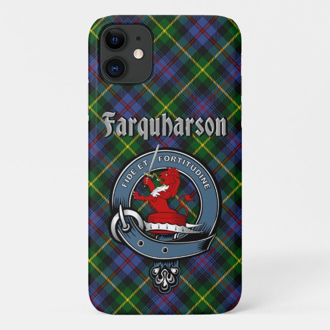 Insigne de clan Farquharson et étui téléphonique T (Dos)