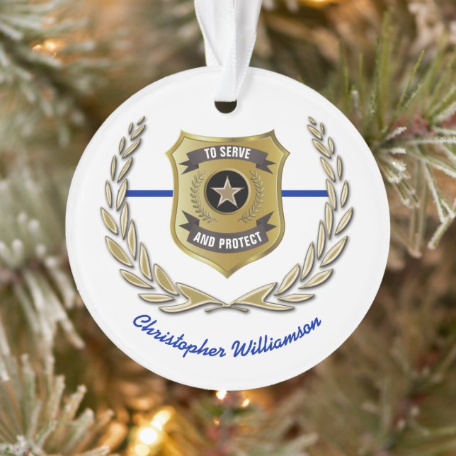 Insigne de policier personnalisé (Arbre)