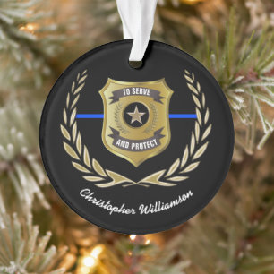 Insigne de policier personnalisé