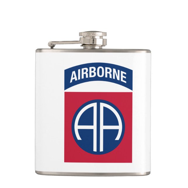 Insignia Military Veteran der 82. Im Flugzeug Abte Flachmann (Vorderseite)