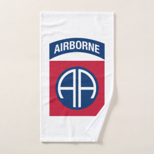 Insignia Military Veteran der 82. Im Flugzeug Abte Handtuch
