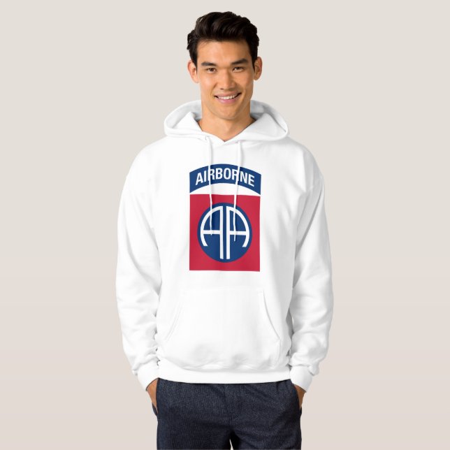 Insignia Military Veteran der 82. Im Flugzeug Abte Hoodie (Vorne ganz)