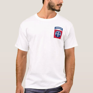 Insignia Military Veteran der 82. Im Flugzeug Abte T-Shirt