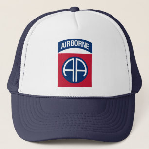 Insignia Military Veteran der 82. Im Flugzeug Abte Truckerkappe
