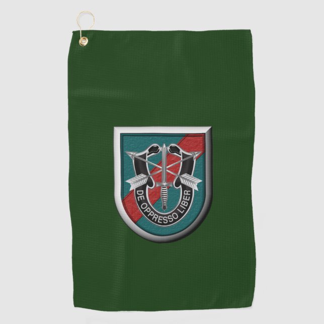 Insignien der 20. Special Forces Group (Im Flugzeu Golfhandtuch (Vorderseite)