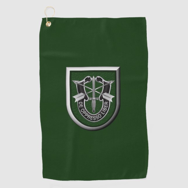 Insignien der Gruppe der Spezialeinheiten Golfhandtuch (Vorderseite)