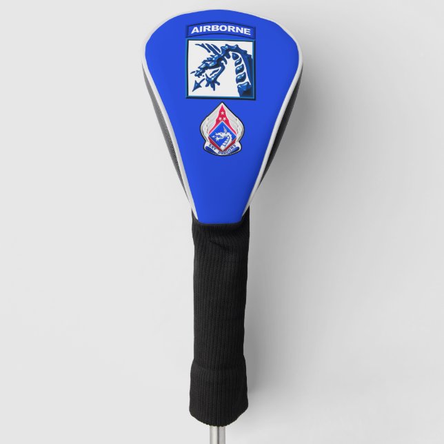 Insignien der Im Flugzeug Korps-Patcheinheit XVIII Golf Headcover (Vorderseite)