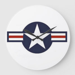 Insignien der Luftwaffe des Zweiten Weltkriegs Große Wanduhr