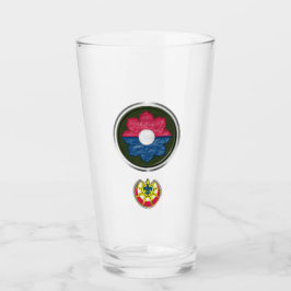 Insignien der Patch-Einheit der neunten Infanterie Glas