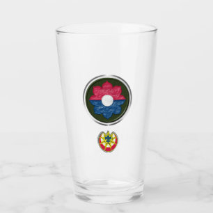 Insignien der Patch-Einheit der neunten Infanterie Glas