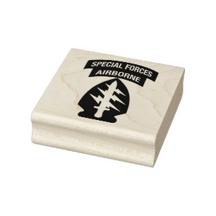 Insignien der Spezialkräfte Im Flugzeug Gummistempel