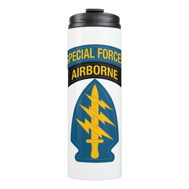 Insignien der Spezialkräfte Im Flugzeug Thermosbecher (Vorderseite)