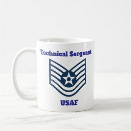 Insignien des technischen Supports der USAF Tasse
