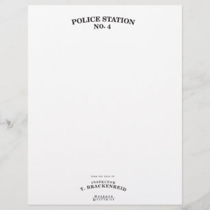 Inspektor Brackenreid Stationery