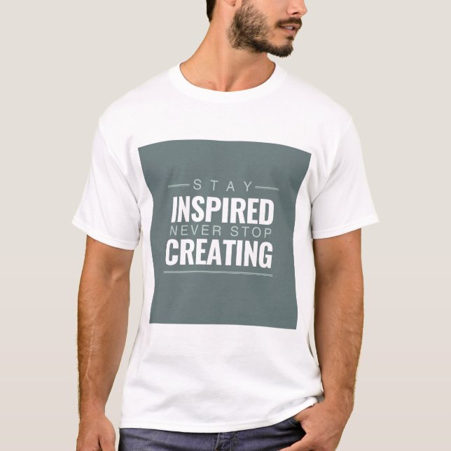 INSPIERENDES SCHAFFEN T-Shirt (Vorderseite)