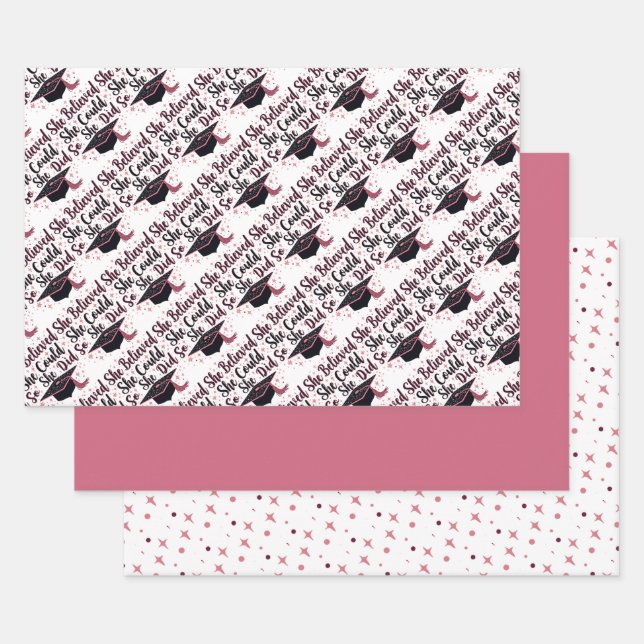 Inspiration-Abschluss Geschenkpapier Set (Set)