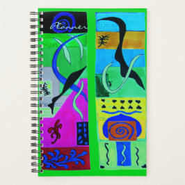 Inspiration Abstraite Bleue Moderne De Matisse