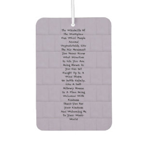 Inspiration am Arbeitsplatz Autolufterfrischer