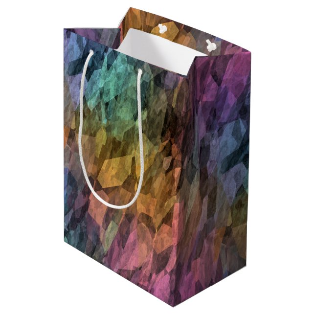 inspiration antechamber - rainbow crystal : mittlere geschenktüte (Rückseite Schrägansicht)