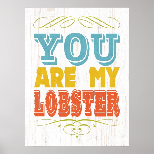 Inspiration Art - Lobster Poster (Vorne)