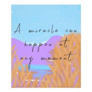 Inspiration Art Miracle Message Fotodruck