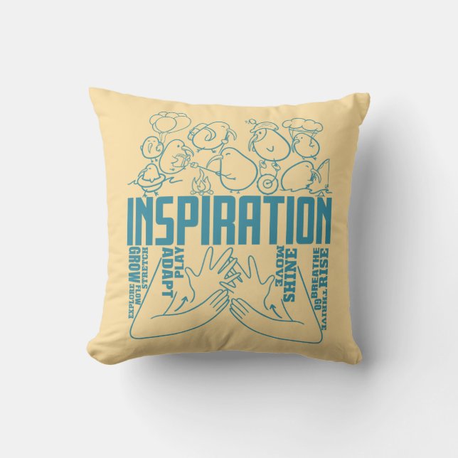 Inspiration - ASL-Design Kissen (Vorderseite)