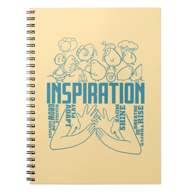 Inspiration - ASL-Design Notizblock (Vorderseite)