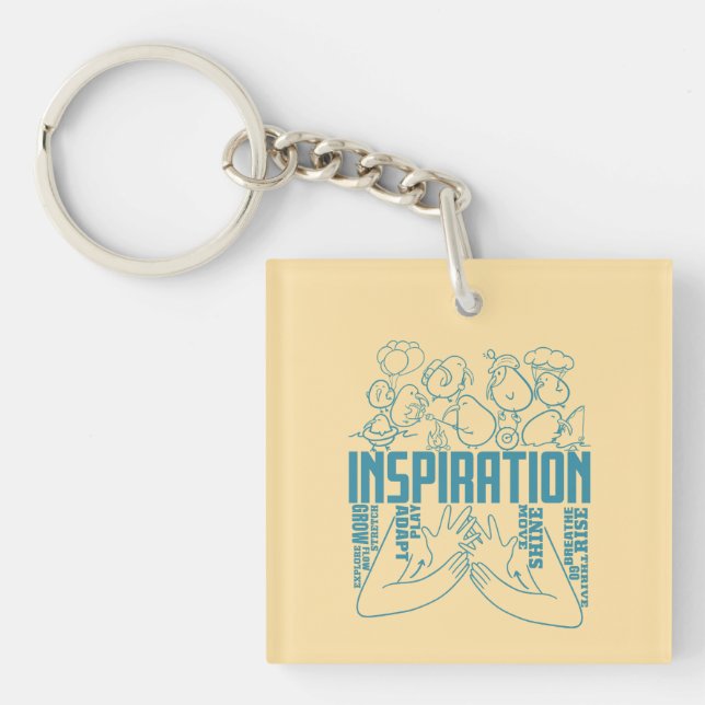 Inspiration - ASL-Design Schlüsselanhänger (Vorderseite)