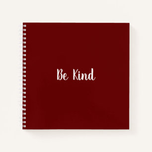 Inspiration Be Kind School Notebook Notizbuch
