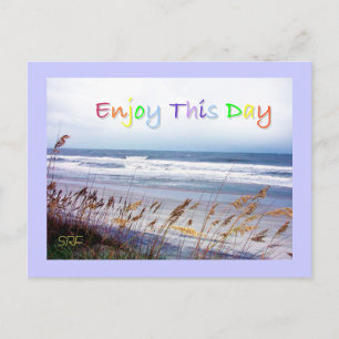 Inspiration Beach Rainbow Postcard von SRF Postkarte
