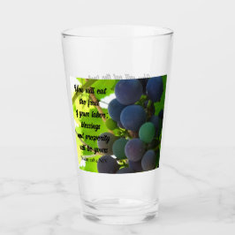 Inspiration Bibel Verse Segnung Lila Trauben Glas