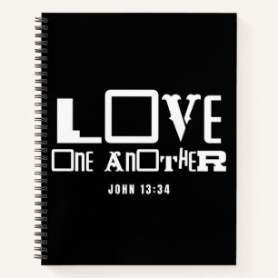 Inspiration Bible Quote Liebe Notizbuch