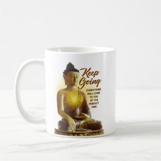 Inspiration Buddha Motivation Weiß Kaffeetasse