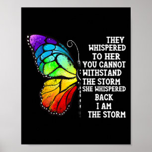 Inspiration Butterfly Empowerment Motivation sie Poster