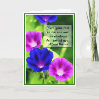 Inspiration - carte de voeux de gloires de matin