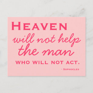 Inspiration - Choisir l'action - Carte postale